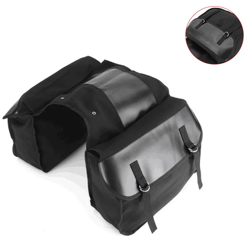 1PC High Capacity Motorcycle Touring Saddle Bag Black Canvas Waterproof Panniers Motorbike Luggage
1PC High Capacity Motorcycle Touring Saddle Bag Black Canvas Waterproof Panniers Motorbike Luggage