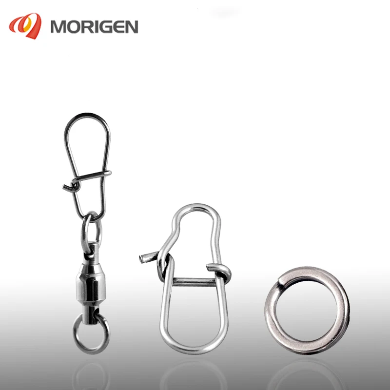 MORIGEN Fishing Nice Hooked Snap Pin Stainless Steel Fishing Barrel Roll Swivel Lure Connector Accessories Pesca Origin Japan
MORIGEN Fishing Nice Hooked Snap Pin Stainless Steel Fishing Barrel Roll Swivel Lure Connector Accessories Pesca Origin Japan