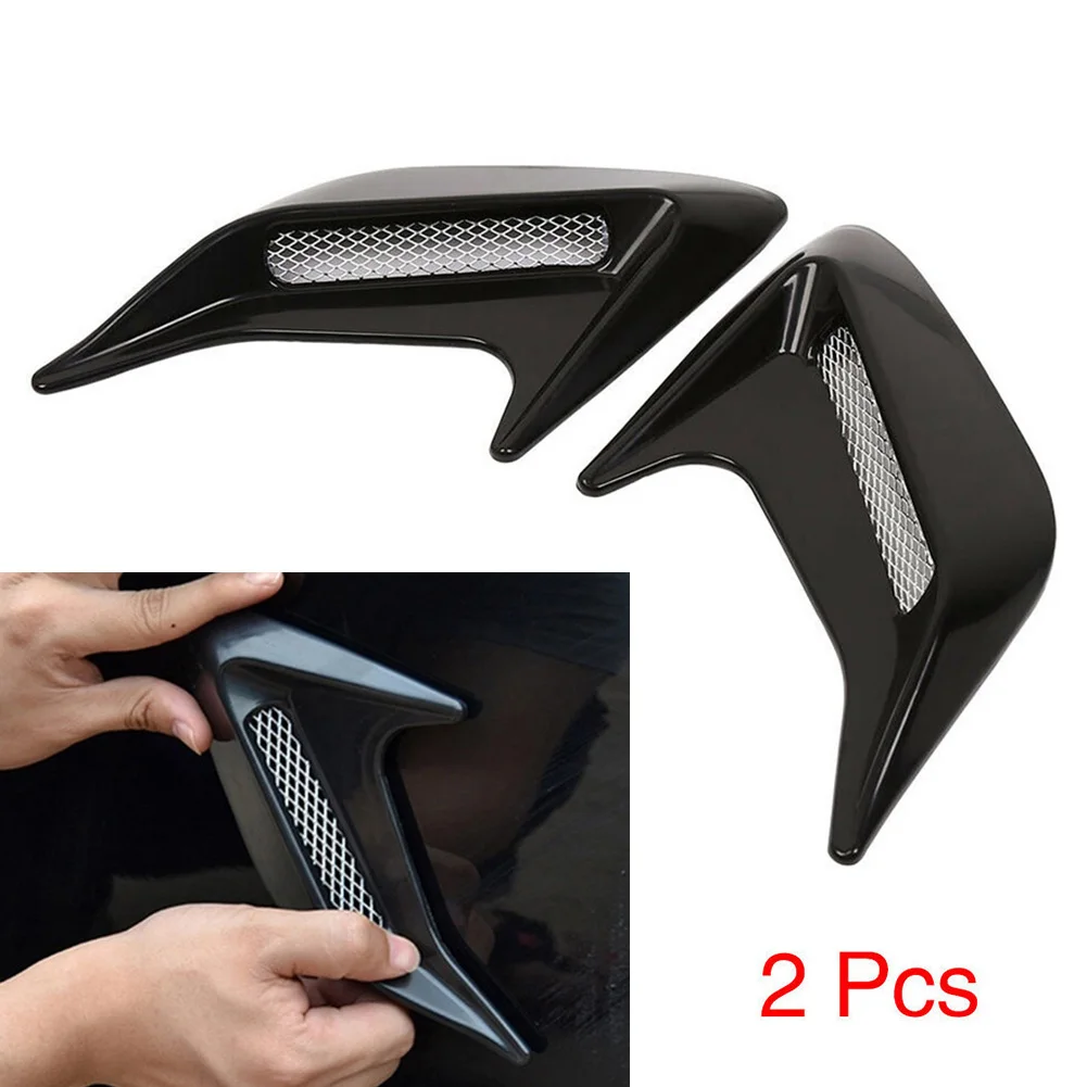 2pcs Air Hood Vent Trims Car Modification Supplies Gill Air Intake Decoration Hood Simulation Fake Air Vent Black
2pcs Air Hood Vent Trims Car Modification Supplies Gill Air Intake Decoration Hood Simulation Fake Air Vent Black