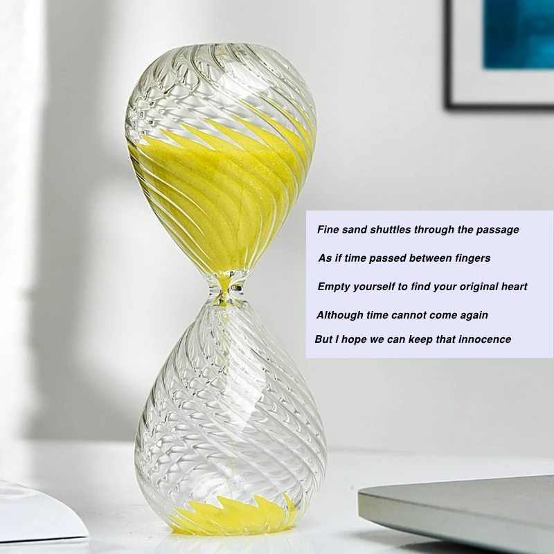 Glass hourglass timer: 30 minute anti falling timer for children, creative hourglass, retro hourglass decoration
Glass hourglass timer: 30 minute anti falling timer for children, creative hourglass, retro hourglass decoration