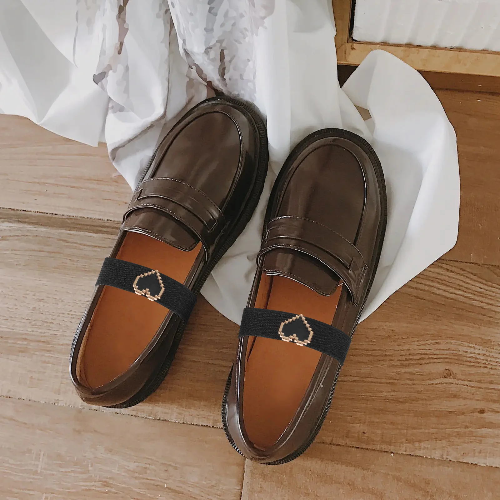 1 Pair Decorative Heel Shoe Straps Flat Shoe Straps Elastic Heel Strap Anti Loose Shoe Strap for Girl
1 Pair Decorative Heel Shoe Straps Flat Shoe Straps Elastic Heel Strap Anti Loose Shoe Strap for Girl