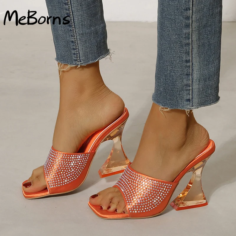 Orange Transparent Heels 11 CM Sexy Slippers For Women 2022 Fashion Crystal Rhinestone Sandals Ladies Open Toe Shoes Slides Mule
Orange Transparent Heels 11 CM Sexy Slippers For Women 2022 Fashion Crystal Rhinestone Sandals Ladies Open Toe Shoes Slides Mule
