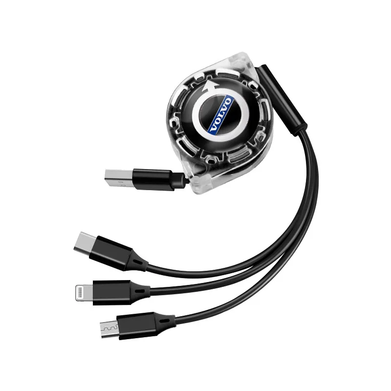 3 в 1, многопортовый зарядный кабель для Volvo V60 XC90 V40 XC60 V50 S60 C30 V70 S90 XC40 S80 T6 V90 EX30 EX90
3 в 1, многопортовый зарядный кабель для Volvo V60 XC90 V40 XC60 V50 S60 C30 V70 S90 XC40 S80 T6 V90 EX30 EX90