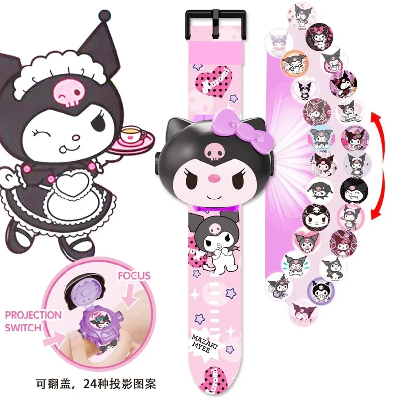 Sanrio Children's Watch Cinnamoroll Melody Hello Kitty Cartoon 24 Figure Projection Watch Flip Sanrio Series Cute Toy Watchs
Sanrio Children's Watch Cinnamoroll Melody Hello Kitty Cartoon 24 Figure Projection Watch Flip Sanrio Series Cute Toy Watchs