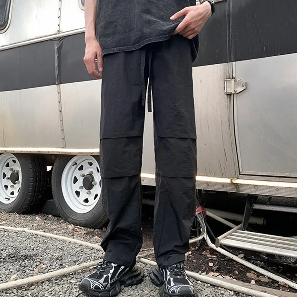 Elastic Waistband Cargo Pants Quick Drying Men's Cargo Pants Wide Leg Streetwear with Elastic Waistband Drawstring Pockets 3
Elastic Waistband Cargo Pants Quick Drying Men's Cargo Pants Wide Leg Streetwear with Elastic Waistband Drawstring Pockets 3