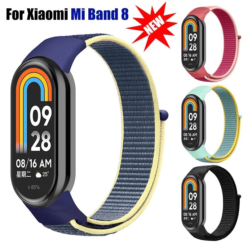 Bracelet for mi band 8 7 6 Strap Nylon Sport loop watch Belt pulsera correa Mi band 4 Wristband for xiaomi Mi band 5 4 Bracelet
Bracelet for mi band 8 7 6 Strap Nylon Sport loop watch Belt pulsera correa Mi band 4 Wristband for xiaomi Mi band 5 4 Bracelet