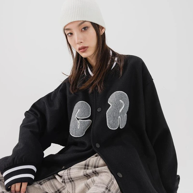 2022 autumn and winter new Harajuku wind Embroidery Baseball wear Womens street loose hip-hop couples loose versatile jacket
2022 autumn and winter new Harajuku wind Embroidery Baseball wear Womens street loose hip-hop couples loose versatile jacket