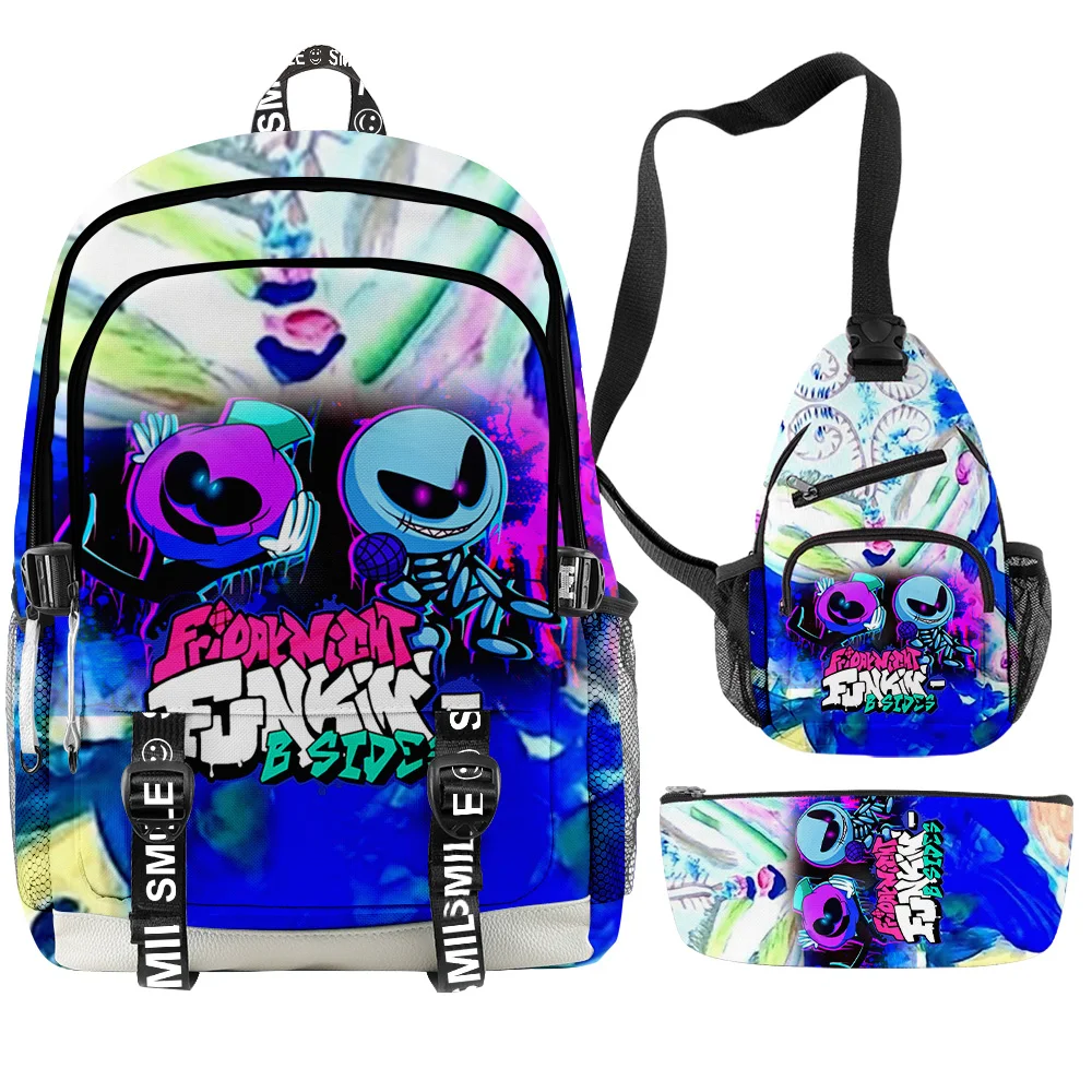 Friday Night Funkin 3pcs/set 3D Backpack Schoolbag Boys Girls Waterproof Travel Bicycle Hiking Climbing Backpack Laptop Bags
Friday Night Funkin 3pcs/set 3D Backpack Schoolbag Boys Girls Waterproof Travel Bicycle Hiking Climbing Backpack Laptop Bags