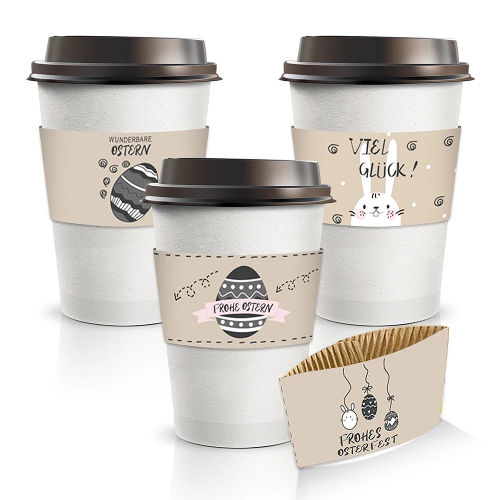 24pcs Easter Cartoon Rabbit Egg HAPPY EASTER Day Festival Party Cowhide Color Hot Coffee Cup Protective Covers Decorating Favors
24pcs Easter Cartoon Rabbit Egg HAPPY EASTER Day Festival Party Cowhide Color Hot Coffee Cup Protective Covers Decorating Favors