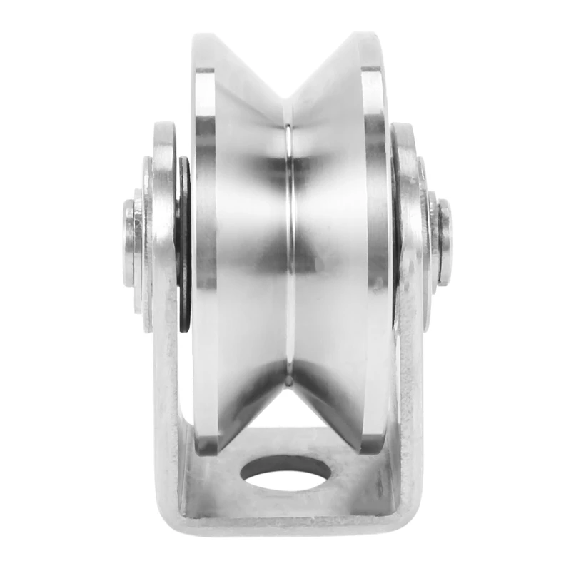 6X 2 Inch V Type Pulley Roller 304 Stainless Steel Sliding Gate Roller Wheel Bearing For Material Handling And Moving
6X 2 Inch V Type Pulley Roller 304 Stainless Steel Sliding Gate Roller Wheel Bearing For Material Handling And Moving