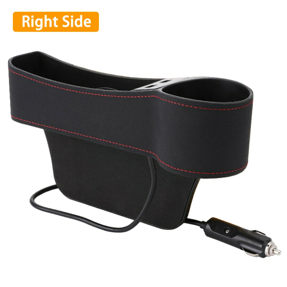 New 1x Right Side Car Accessories Seat Slit Pocket Storage Organizer Box w/2USB Port Interior Accessories Stowing Tidying
New 1x Right Side Car Accessories Seat Slit Pocket Storage Organizer Box w/2USB Port Interior Accessories Stowing Tidying