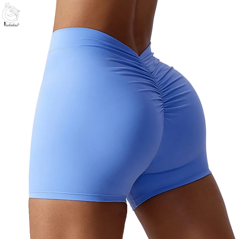 Yushuhua Stretch Sanding Yoga Shorts Women's High Waist Gym Fitness Shorts Squat Training Sports Shorts Women Run Motion Shorts
Yushuhua Stretch Sanding Yoga Shorts Women's High Waist Gym Fitness Shorts Squat Training Sports Shorts Women Run Motion Shorts
