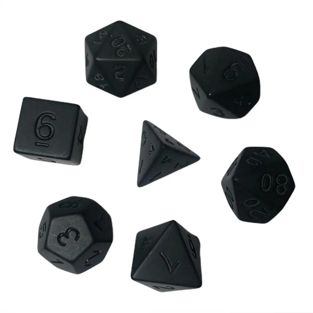 Board Games Personality Family Party Game Toys Educational Toy Polyhedral Dice Black RPG Dice Set Number Dices Kit
Board Games Personality Family Party Game Toys Educational Toy Polyhedral Dice Black RPG Dice Set Number Dices Kit