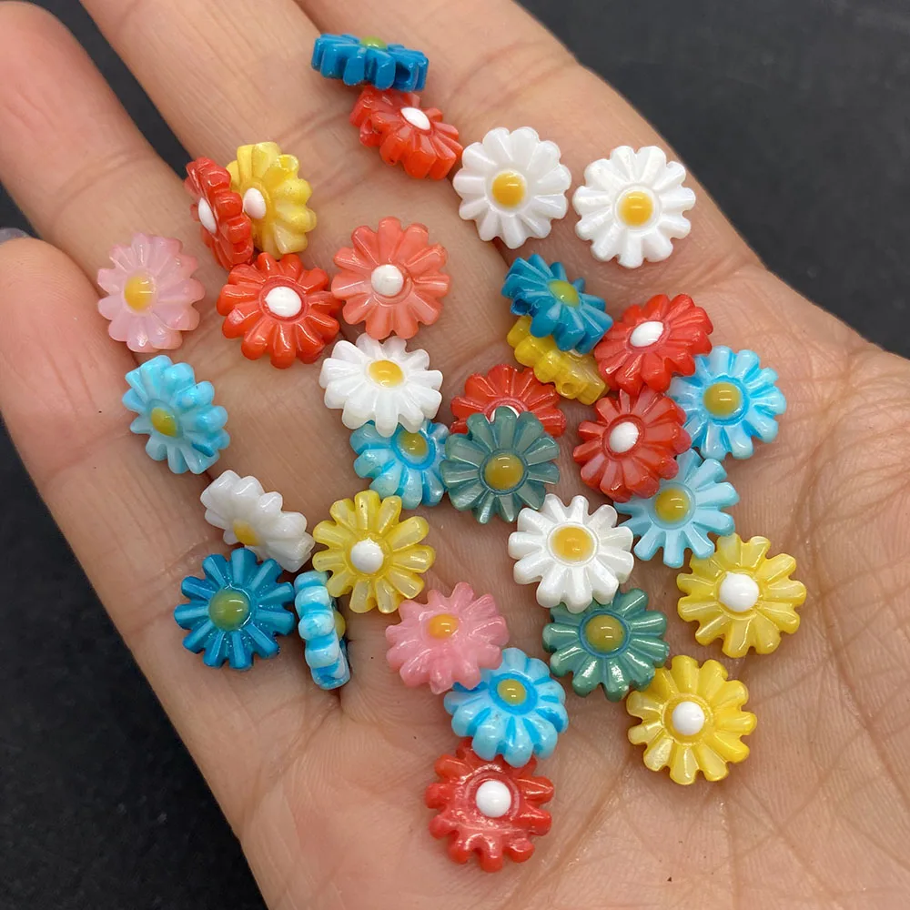 Natural Color Shell Loose Beads Freshwater Pearl Spacer Mini Sunflower Charm Beads DIY Necklace Earrings Making Accessories
Natural Color Shell Loose Beads Freshwater Pearl Spacer Mini Sunflower Charm Beads DIY Necklace Earrings Making Accessories