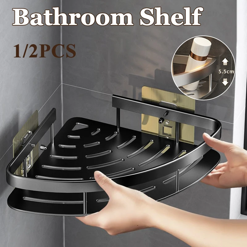 Bathroom Storage Shower Shampoo Corner Bathroom Accessories Shelf Shelf Rack Makeup Drill Wall Aluminum Shelf Organizer Alloy No
Bathroom Storage Shower Shampoo Corner Bathroom Accessories Shelf Shelf Rack Makeup Drill Wall Aluminum Shelf Organizer Alloy No