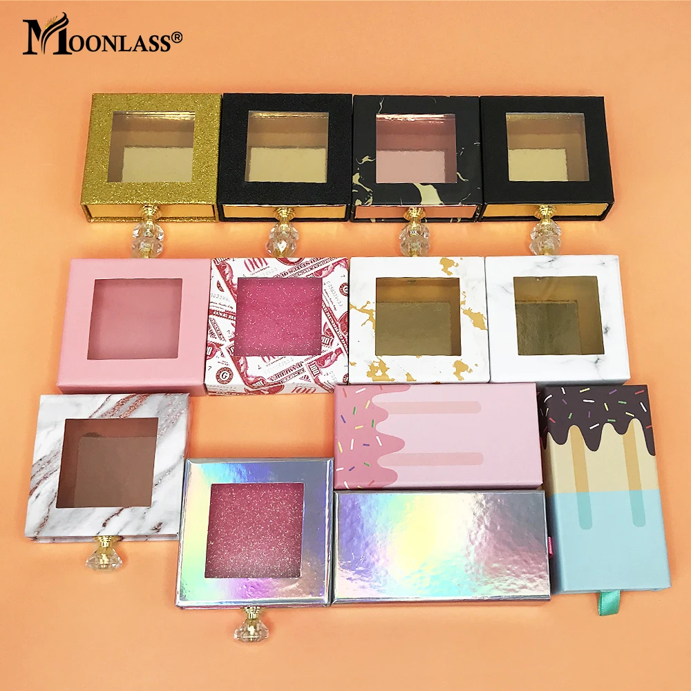 Crystal Handle Fake Eyelashes Box Package Empty Lash Boxes Packaging Diamond Mink Lashes Cases Bulk Wholesale Custom Logo Makeup
Crystal Handle Fake Eyelashes Box Package Empty Lash Boxes Packaging Diamond Mink Lashes Cases Bulk Wholesale Custom Logo Makeup
