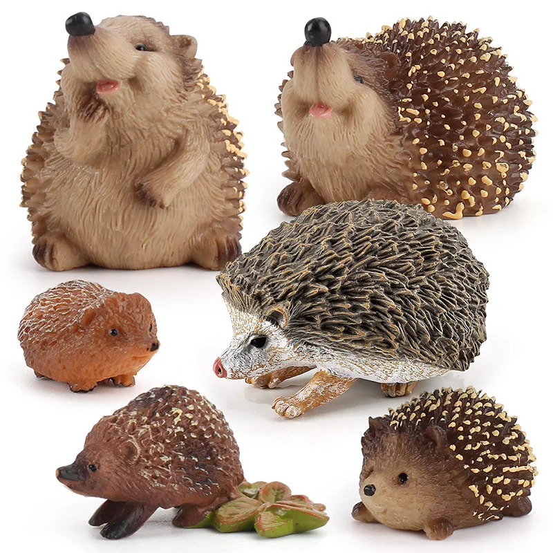 

Children's Simulation Wild Hedgehog Animal Model Science Education Cognition Jungle Hedgehog Mouse Hedgehog Desktop Toys Kawaii