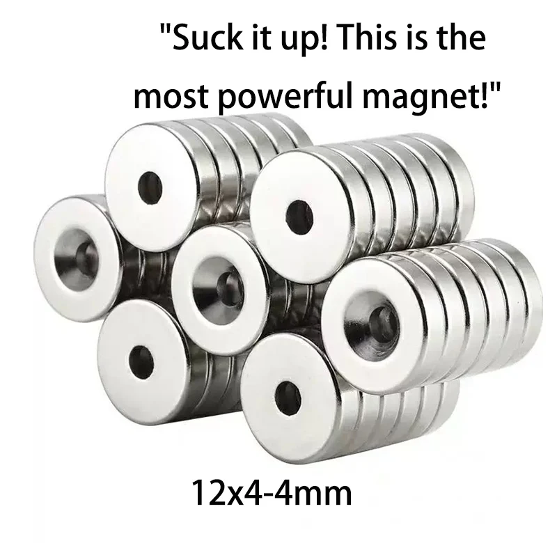 50pcs 12x4-4 Round With Hole Sewing Magnet Welding N52 Strong Magnet Super Powerful Magnetic Magnets for Crafts Imanix Neodymium
50pcs 12x4-4 Round With Hole Sewing Magnet Welding N52 Strong Magnet Super Powerful Magnetic Magnets for Crafts Imanix Neodymium