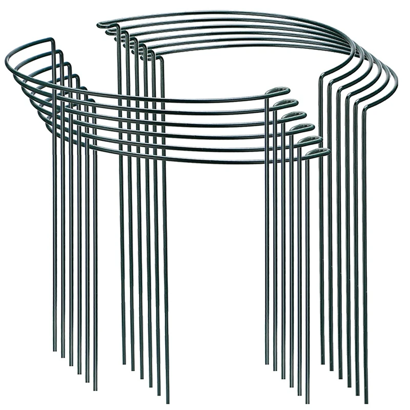 Pack Of 12 Semi-Circular Ring Plant Garden Flower Support Stakes,For Tomatoes Flowers Plant,Border Support
Pack Of 12 Semi-Circular Ring Plant Garden Flower Support Stakes,For Tomatoes Flowers Plant,Border Support