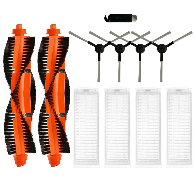 Сменные детали, роликовая щетка, боковые щетки, Hepa фильтр, совместимый с роботизированным пылесосом Mijia STYJ02YM, аксессуары
Сменные детали, роликовая щетка, боковые щетки, Hepa фильтр, совместимый с роботизированным пылесосом Mijia STYJ02YM, аксессуары