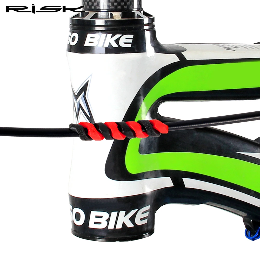 RISK Bike Brake Line Shift Cable Sleeve Rubber 5pcs Bicycle Cable Protective Sleeve Anti-friction Cycling Parts Accessories
RISK Bike Brake Line Shift Cable Sleeve Rubber 5pcs Bicycle Cable Protective Sleeve Anti-friction Cycling Parts Accessories