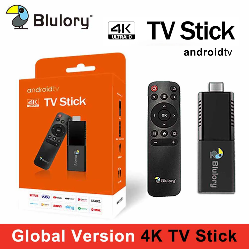 Blulory 4K TV Stick Global Version Android 10.0 CPU Quad-core ARM Cortex-A53 GPU Mali-G31 1GB 8GB Wi-Fi 2.4G+5GHz
Blulory 4K TV Stick Global Version Android 10.0 CPU Quad-core ARM Cortex-A53 GPU Mali-G31 1GB 8GB Wi-Fi 2.4G+5GHz
