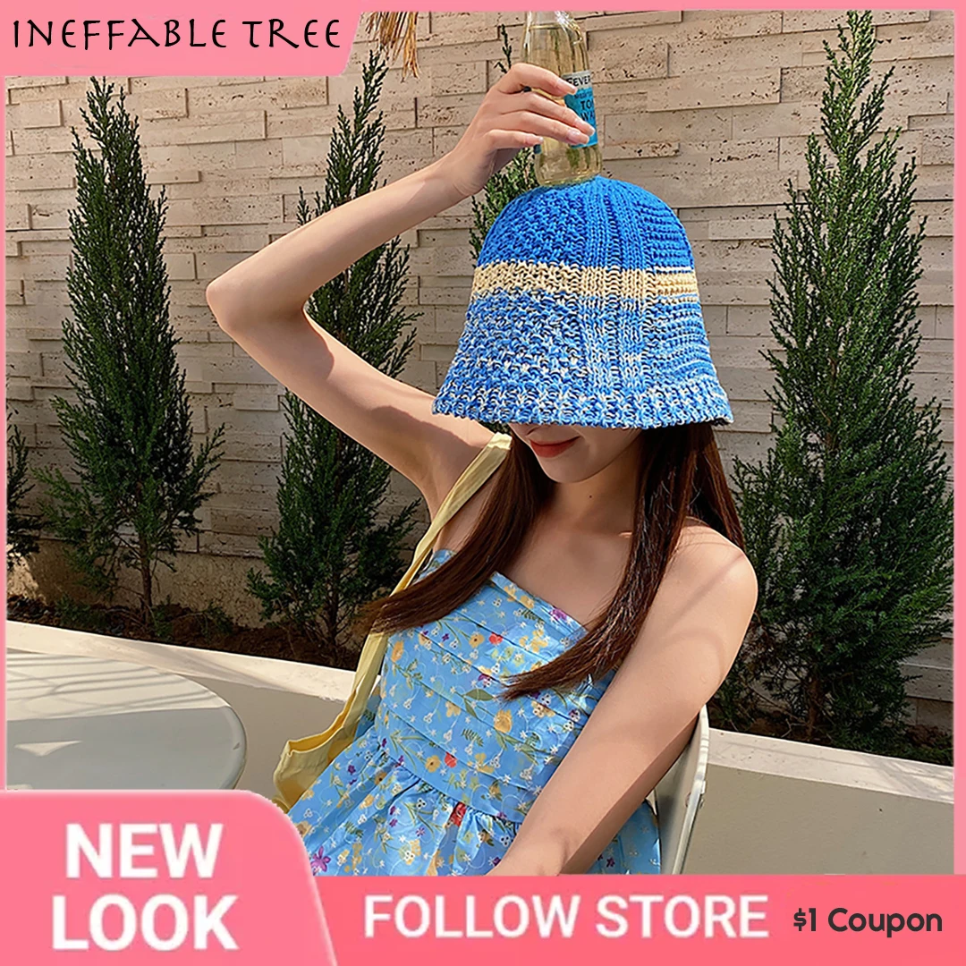 Summer Hollow Bucket Hat Female Korean Thin Section Breathable Dome Splicing Sunscreen Beach Fisherman Hats Women's Sun Gorros
Summer Hollow Bucket Hat Female Korean Thin Section Breathable Dome Splicing Sunscreen Beach Fisherman Hats Women's Sun Gorros