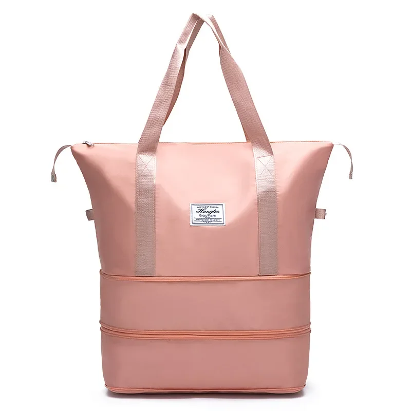New women's travel bag with large capacity, foldable storage bag, simple and lightweight fitness bag, shoulder bag
New women's travel bag with large capacity, foldable storage bag, simple and lightweight fitness bag, shoulder bag