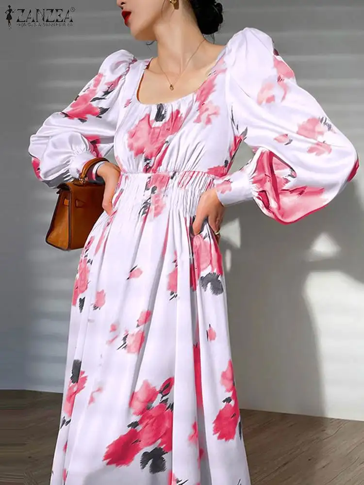 Women Elegant Maxi Dress 2022 Autumn Chic Floral Print Vestido ZANZEA Holiday Puff Sleeve Robe Longue Party Casual Long Sundress
Women Elegant Maxi Dress 2022 Autumn Chic Floral Print Vestido ZANZEA Holiday Puff Sleeve Robe Longue Party Casual Long Sundress