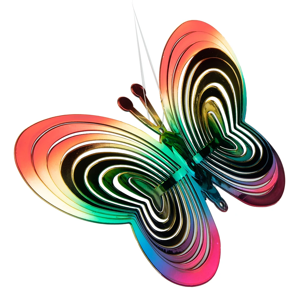 ABS 3D Butterfly Wind Spinner Hanging Wind Chime Outdoor Home Garden Decor Pendant Balcony Wind Chime Room Christmas Gift
ABS 3D Butterfly Wind Spinner Hanging Wind Chime Outdoor Home Garden Decor Pendant Balcony Wind Chime Room Christmas Gift