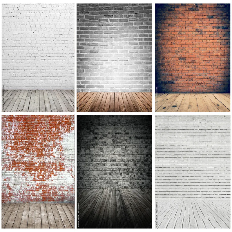 Vintage Brick Wall Wood Floor Photography Backdrops Portrait Photo Background Studio Prop 211218 ZXX-02
Vintage Brick Wall Wood Floor Photography Backdrops Portrait Photo Background Studio Prop 211218 ZXX-02