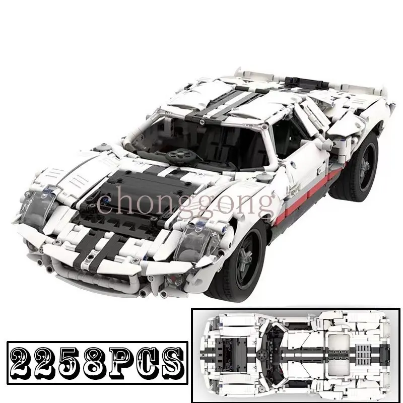 New MOC-33807 GT40 MK I 1967 Supercar Classic Super Racing Sport Cars Building Blocks Bricks Speed Champion Kid Birthday Gifts
New MOC-33807 GT40 MK I 1967 Supercar Classic Super Racing Sport Cars Building Blocks Bricks Speed Champion Kid Birthday Gifts