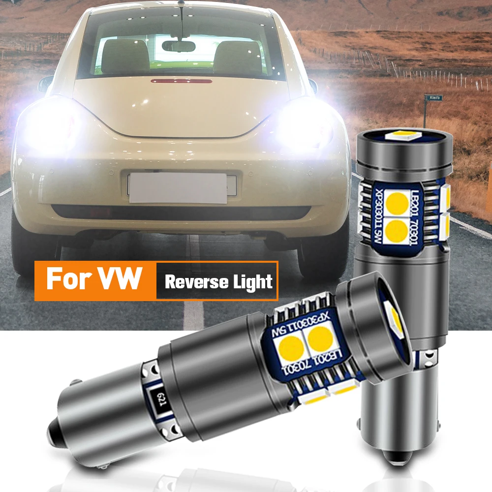 

2x LED Reverse Light Blub Backup Lamp H21W BAY9S 64136 Canbus Error Free For Volkswagen VW Beetle 2005 2006 2007 2008 2009 2010