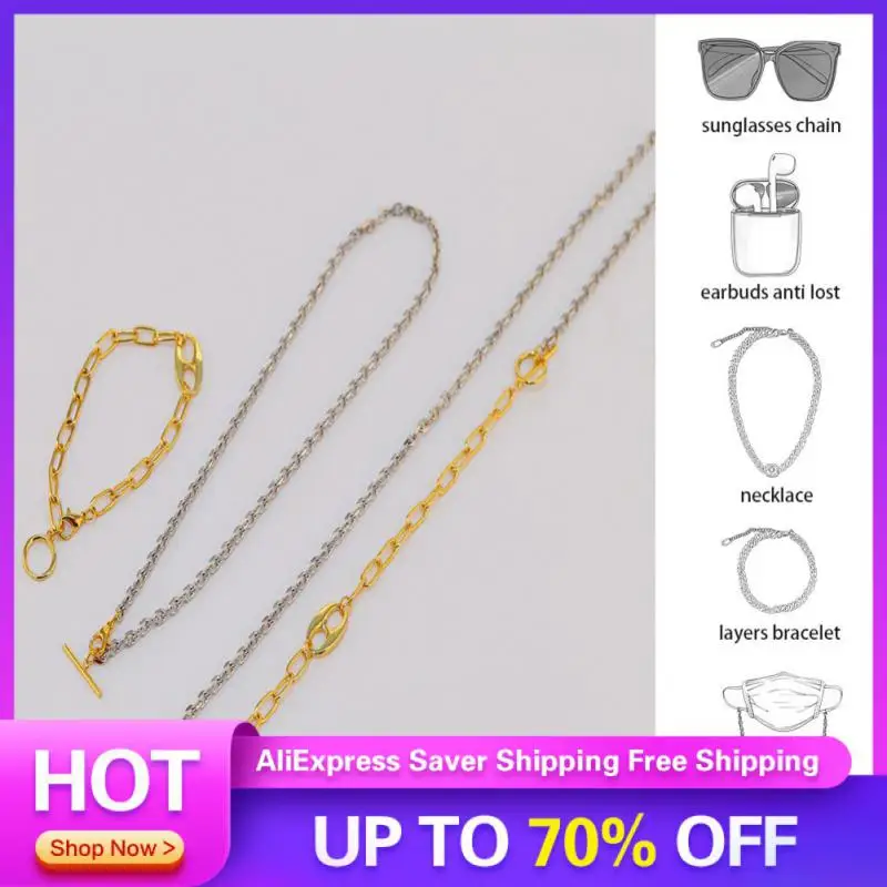 2 In 1 New Fashion Mask Glasses Dual-use Lanyard Color-preserving Anti-lost Earphone Mask Chain Bracelet Necklace
2 In 1 New Fashion Mask Glasses Dual-use Lanyard Color-preserving Anti-lost Earphone Mask Chain Bracelet Necklace