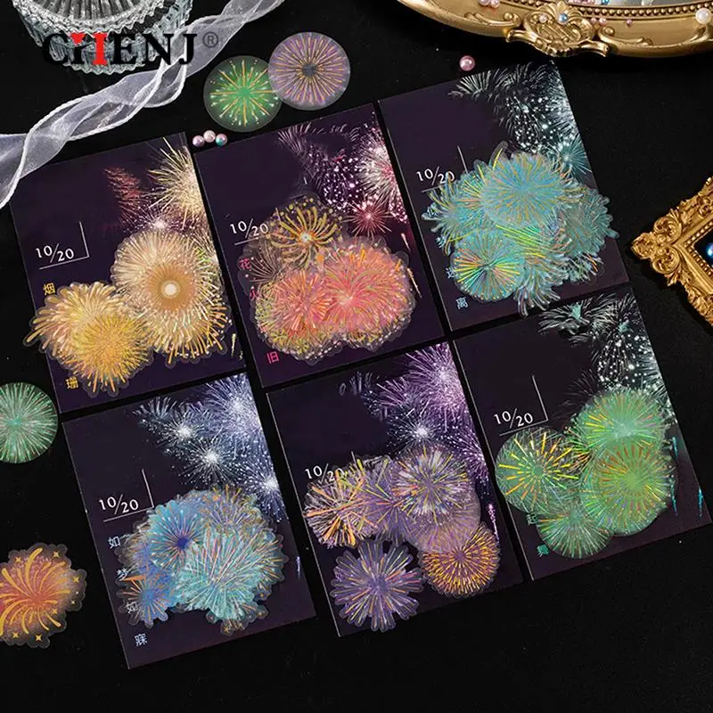 20pcs/set Splendid Fireworks Decorative PET Stickers Pack Laser Silver Scrapbooking Material Label Diary Phone Journal Planners
20pcs/set Splendid Fireworks Decorative PET Stickers Pack Laser Silver Scrapbooking Material Label Diary Phone Journal Planners