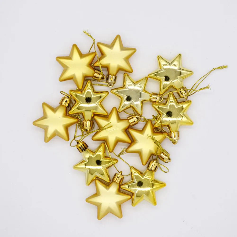 12Pcs Christams Tree Decor Star Xmas Ball Ornament Pendant For Xmas Party Home Hanging Wedding Heart Shape Supplies
12Pcs Christams Tree Decor Star Xmas Ball Ornament Pendant For Xmas Party Home Hanging Wedding Heart Shape Supplies