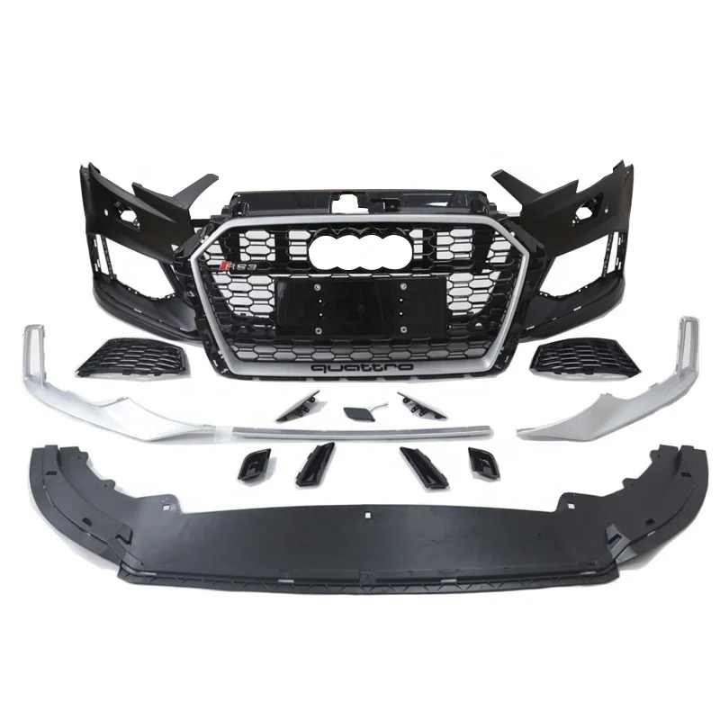 car bodikits RS3 Car Auto Body kit For Audi A3 S3 8V.5 High quality front bumper with grill for PP ABS Material 2017 2018 2019
car bodikits RS3 Car Auto Body kit For Audi A3 S3 8V.5 High quality front bumper with grill for PP ABS Material 2017 2018 2019