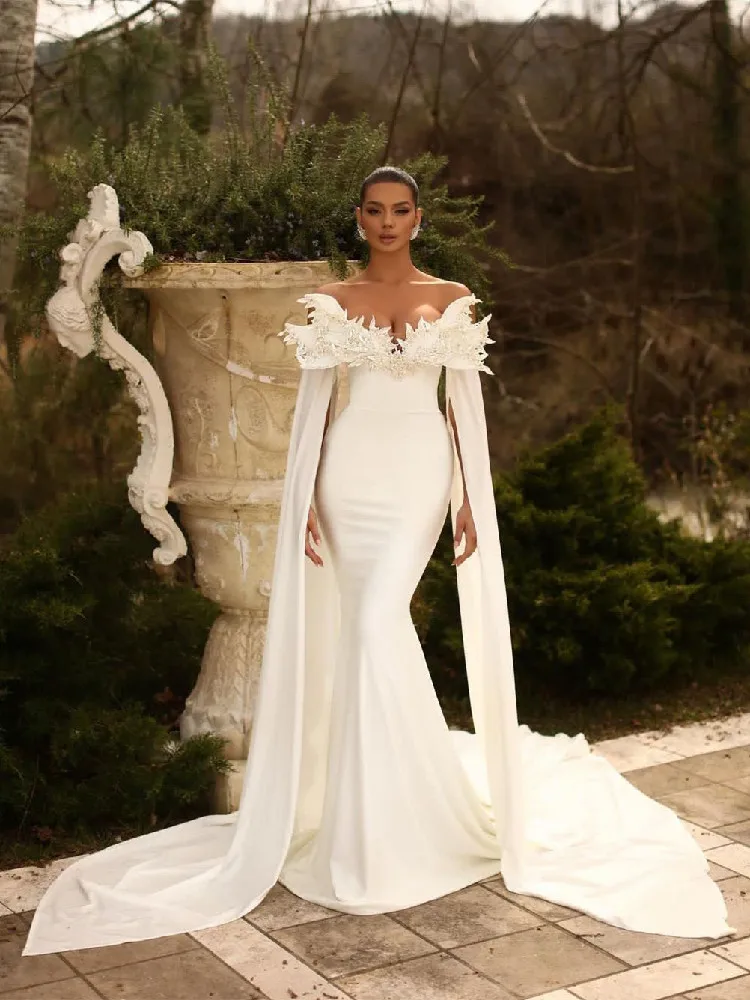 Elegant Mermaid Evening Dresses Sleeveless V Neck Capes Sequins Beaded Diamonds Off Shoulder Zipper Prom Dresses Custom Made
Elegant Mermaid Evening Dresses Sleeveless V Neck Capes Sequins Beaded Diamonds Off Shoulder Zipper Prom Dresses Custom Made