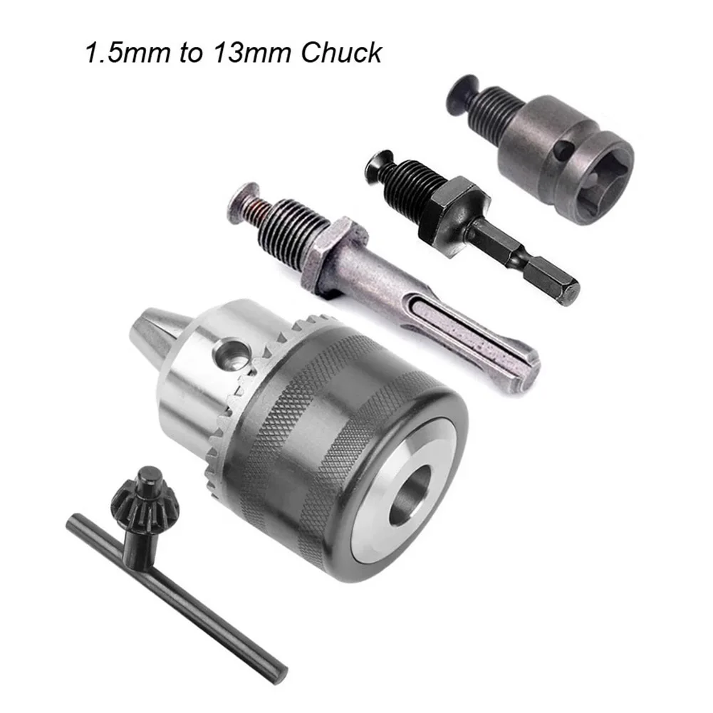 1.5-13mm Converter 1/2"-20UNF Key Drill Chuck Thread Adapter SDS 1/4" Hex Impact Driver Wrench Drill Bit Adapter
1.5-13mm Converter 1/2"-20UNF Key Drill Chuck Thread Adapter SDS 1/4" Hex Impact Driver Wrench Drill Bit Adapter