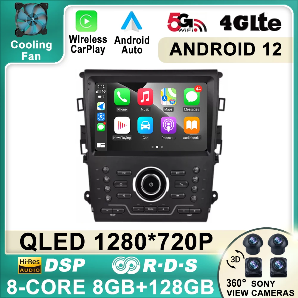 Android 12 аудио радио для Ford Mondeo 2 2013 2014 2015 2016 2017 2018 Автомобильный мультимедийный видеоплеер GPS стерео приемник NO 2 Din
Android 12 аудио радио для Ford Mondeo 2 2013 2014 2015 2016 2017 2018 Автомобильный мультимедийный видеоплеер GPS стерео приемник NO 2 Din