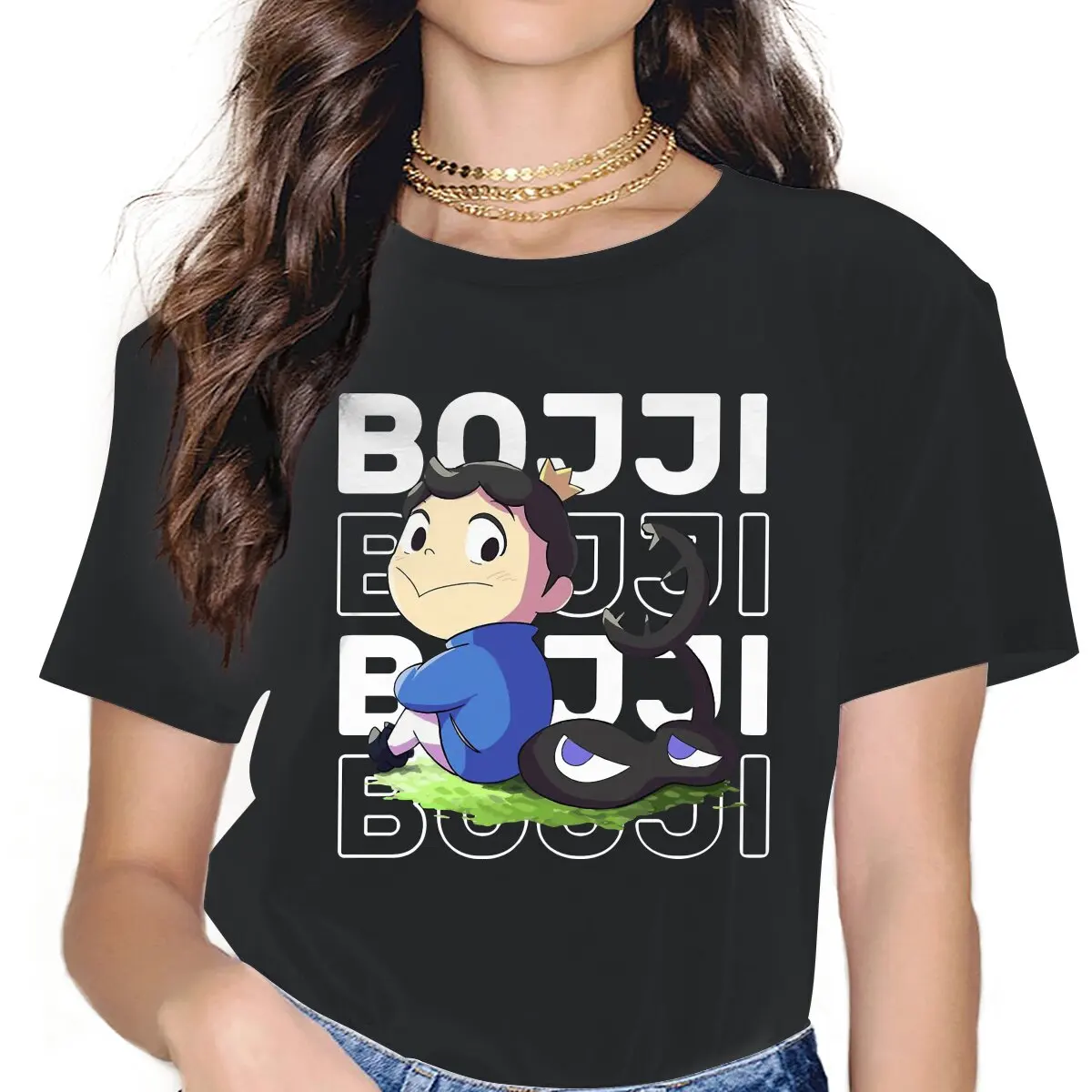 Vintage Bojji & kage T-Shirts Women O Neck T Shirt Ranking of Kings Prince of Justice Short Sleeve Tee Shirt
Vintage Bojji & kage T-Shirts Women O Neck T Shirt Ranking of Kings Prince of Justice Short Sleeve Tee Shirt
