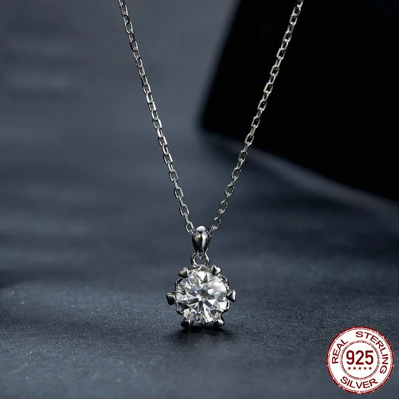 Original Sterling Silver S925 Sparkle Hexagon Mosanite Pop Necklace Platinum-plated Luxury Collar Pendant
Original Sterling Silver S925 Sparkle Hexagon Mosanite Pop Necklace Platinum-plated Luxury Collar Pendant