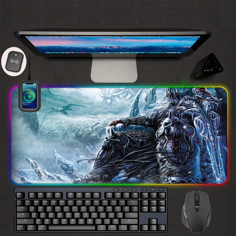 Wireless Charging RGB Mouse Pad LED Wow Laptop Mechanical Keyboard Desktop USB Type-c Gaming Mousepad Non-Slip Color Gaming Desk
Wireless Charging RGB Mouse Pad LED Wow Laptop Mechanical Keyboard Desktop USB Type-c Gaming Mousepad Non-Slip Color Gaming Desk