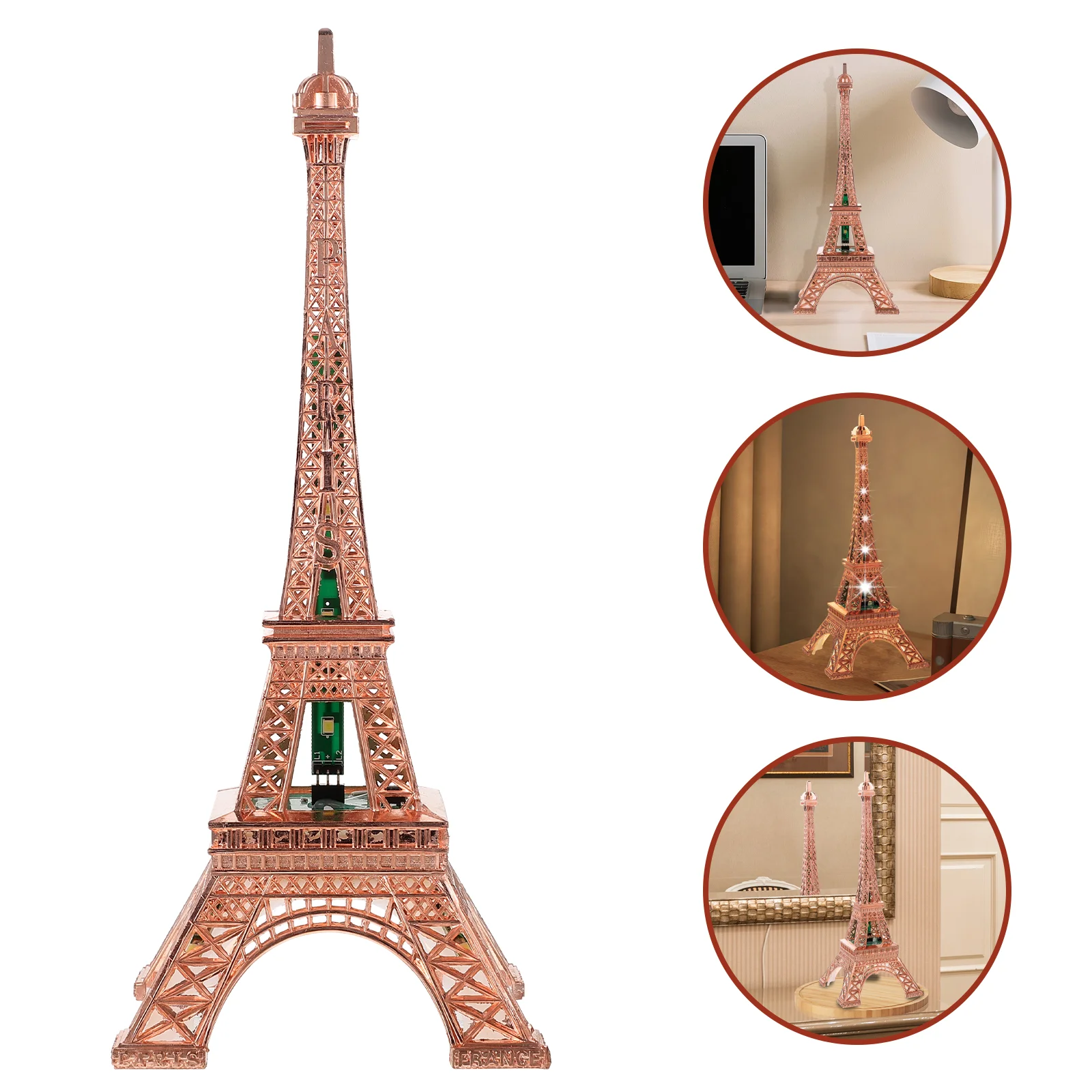 

Eiffel Tower Vintage Home Decor Party Favor Sculpture Statue Zinc Alloy Architecture Craft Miss Night Light Wedding