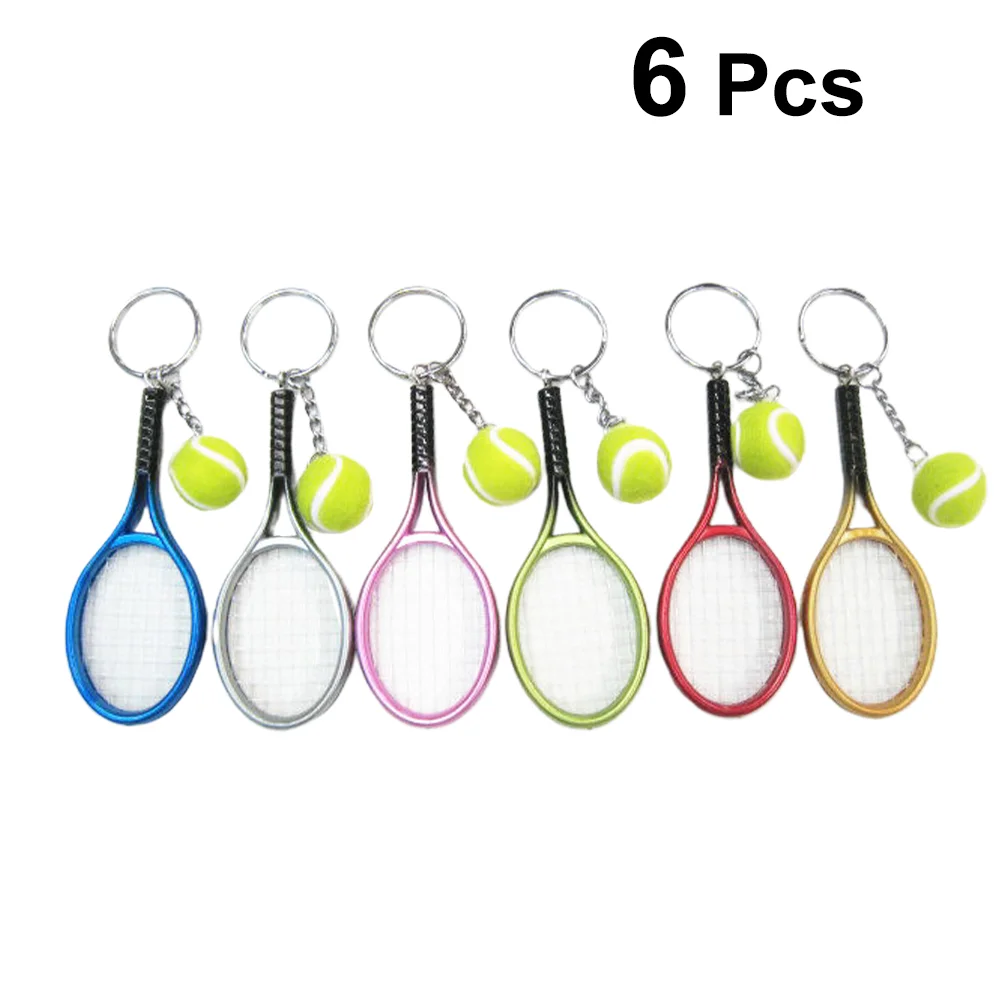 6 Pcs Bag Pendant Keychain Floating Keychain Family Reunion Gifts PVC Gift Keychains Tennis Accessories
6 Pcs Bag Pendant Keychain Floating Keychain Family Reunion Gifts PVC Gift Keychains Tennis Accessories