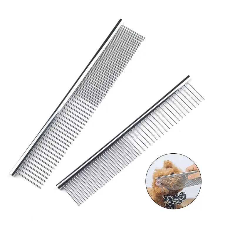 Pet Hair Removal Comb Stainless Steel Pet Grooming Comb Gently Removes Loose Knotted Hair Dog Cat Cleaning Beauty Supplies
Pet Hair Removal Comb Stainless Steel Pet Grooming Comb Gently Removes Loose Knotted Hair Dog Cat Cleaning Beauty Supplies