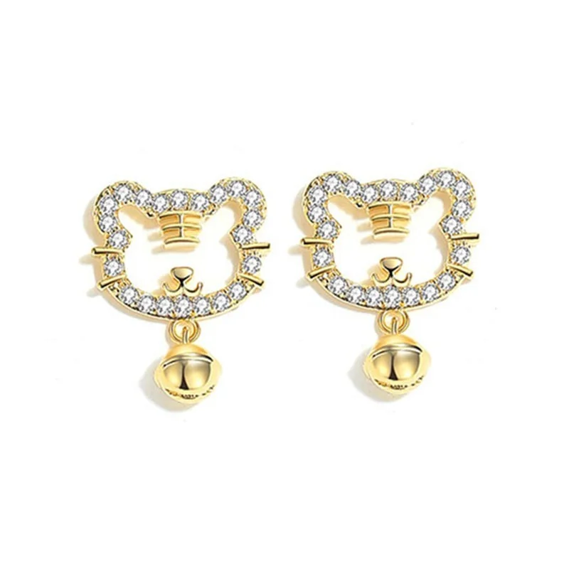 New Fashion Cute Tiger Bell Earrings Female Temperament Zodiac Tiger Earrings Christmas and New Year Gifts Student Earrings 
New Fashion Cute Tiger Bell Earrings Female Temperament Zodiac Tiger Earrings Christmas and New Year Gifts Student Earrings