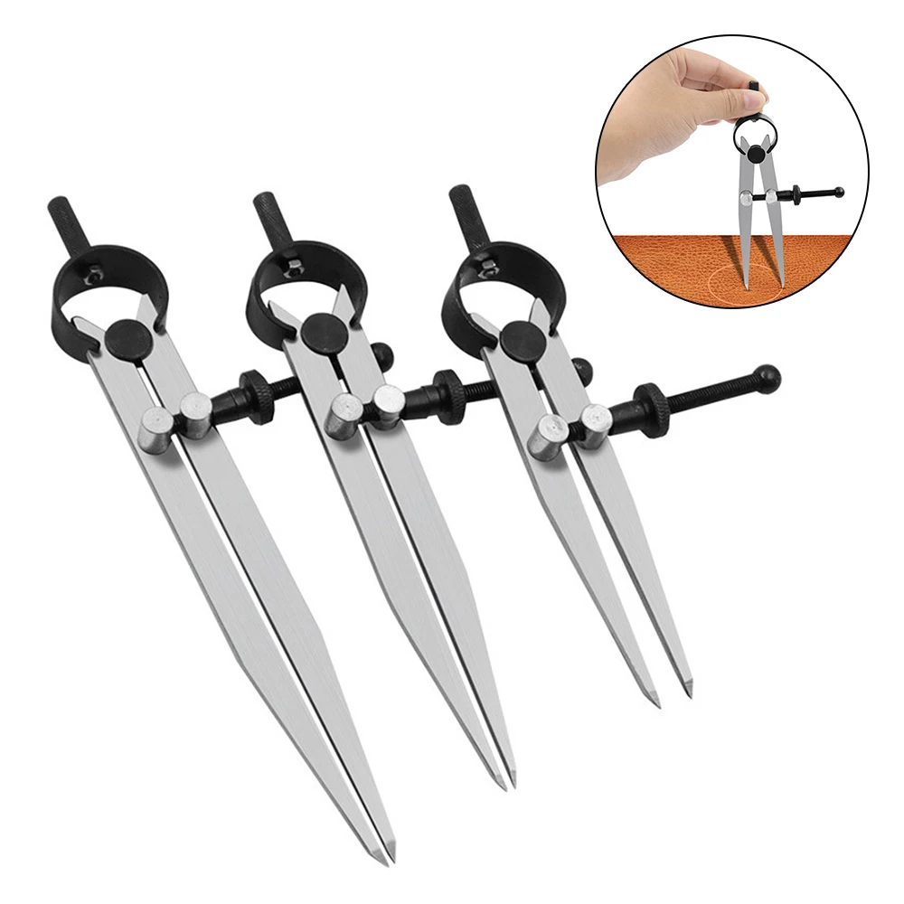 1pc Scriber Divider Wheel DIY Tools For Leather Rotating Scratch Adjustable Spacing Tool Stitch Hole Distance Measure Gauges
1pc Scriber Divider Wheel DIY Tools For Leather Rotating Scratch Adjustable Spacing Tool Stitch Hole Distance Measure Gauges