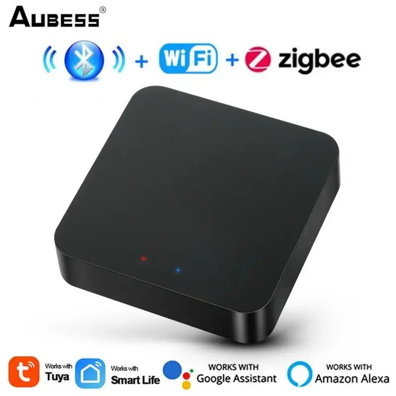 Aubess Tuya Multi-mode WiFi ZigBee 3.0 Bluetooth Mesh Gateway Hub Bridge Wireless Gateway Alexa Google Home App Remote Control
Aubess Tuya Multi-mode WiFi ZigBee 3.0 Bluetooth Mesh Gateway Hub Bridge Wireless Gateway Alexa Google Home App Remote Control