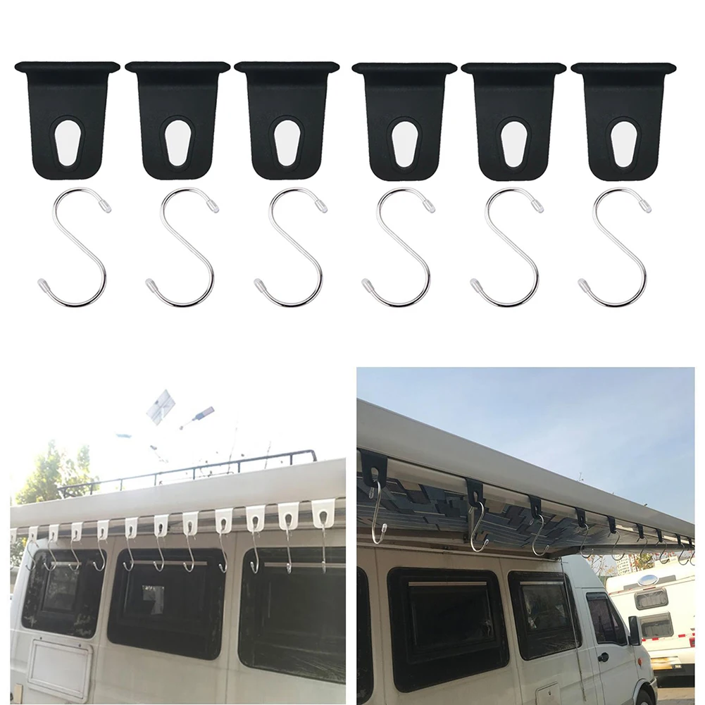 Stainless Steel Hooks RV Hooks Racks Stainless Straw With S Hooks Awning Rail Hook Ring Clothes Hook Hanger Black
Stainless Steel Hooks RV Hooks Racks Stainless Straw With S Hooks Awning Rail Hook Ring Clothes Hook Hanger Black